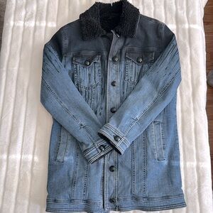 Love Moschino Jackets Coats Love Moschino Paint Drip Long